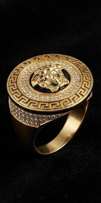 خاتم Royal Emblem  ستانلس ستيل - مقاوم للصدأ شامل ضمان