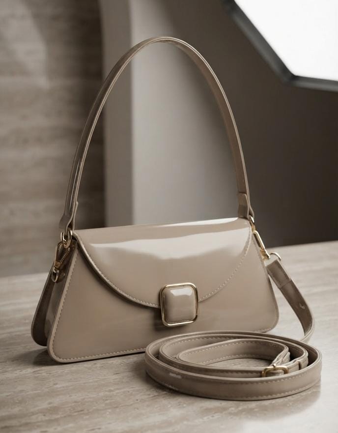 شنطه كروس Geometric Buckle الفاخرة