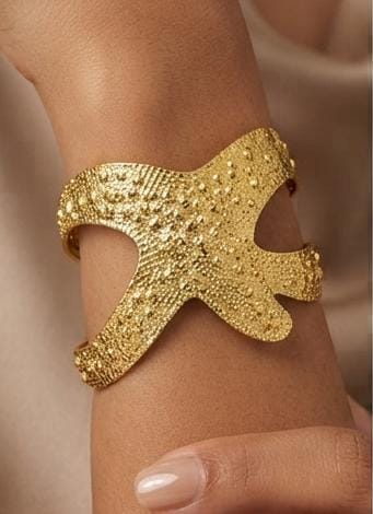 اسوره Golden Starfish ستانلس ستيل - مقاومة للصدأ شامله ضمان