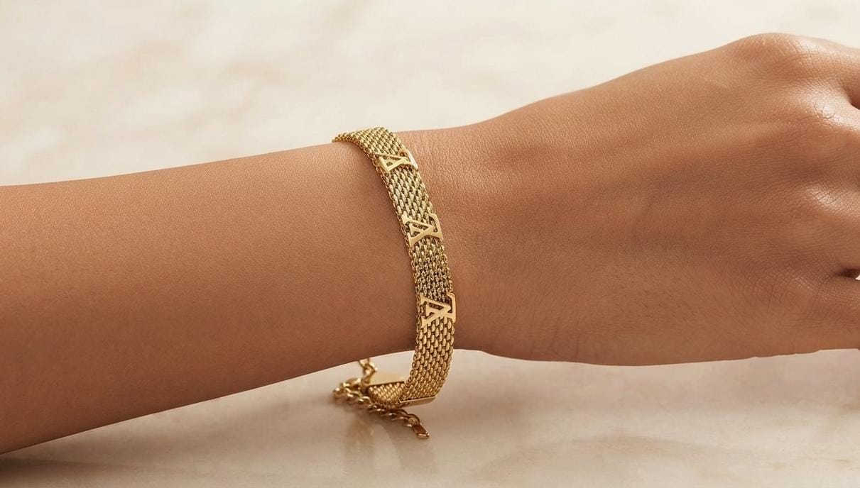 انسيال Golden Vogue  ستانلس ستيل - مقاوم للصدأ شامل ضمان